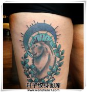 <b>大腿动物纹身图案</b>
