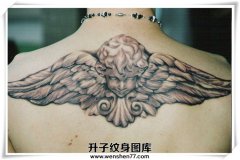 <b>后背天使纹身图案</b>