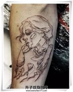 <b>手臂线条人物纹身图案 重庆人物纹身价格</b>