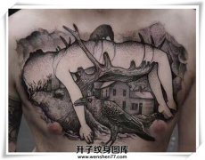 <b>重庆胸口纹身 重庆胸口纹身价格 动物与人</b>