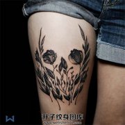 <b>大腿纹身 植物纹身 植物纹身图案</b>