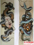 <b>蛇纹身手稿图案大全 蛇纹身图片</b>