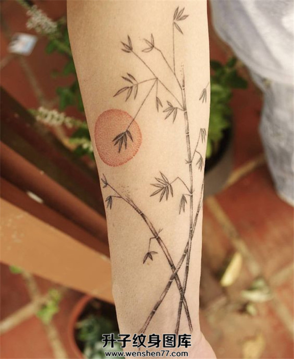植物纹身图案 重庆纹身店