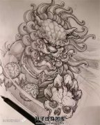 <b>唐狮纹身手稿图案 唐狮纹身价格</b>