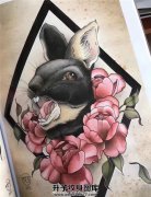 <b>兔子纹身手稿图案大全-重庆兔子纹身图片</b>
