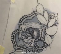 <b>动物纹身_鹰纹身手稿图案_new school纹身手稿</b>