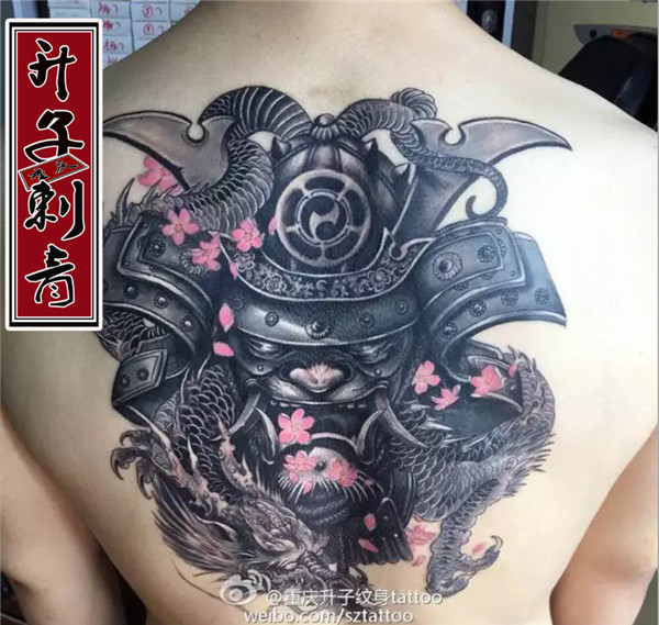 重庆专业纹身店   武士纹身