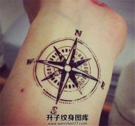 <b>手腕指南针纹身图案</b>