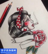 <b>美女纹身手稿图案大全 渝北纹身</b>