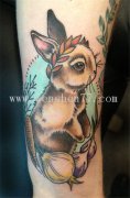 <b>武隆纹身 十二生肖纹身-兔子纹身-兔子纹身图案-兔子纹身寓意</b>