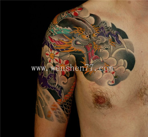 十二生肖纹身-龙纹身 龙纹身图案 重庆龙纹身寓意