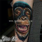 <b>十二生肖纹身 猴子纹身 猴子纹身图案 猴子纹身寓意</b>