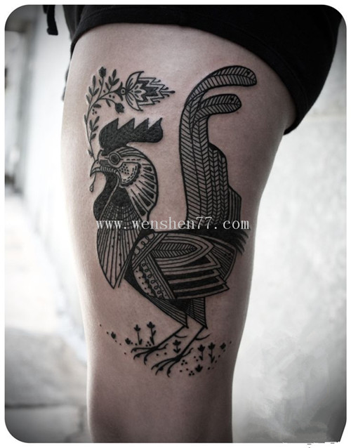 十二生肖纹身-公鸡纹身-公鸡纹身图案-公鸡纹身寓意