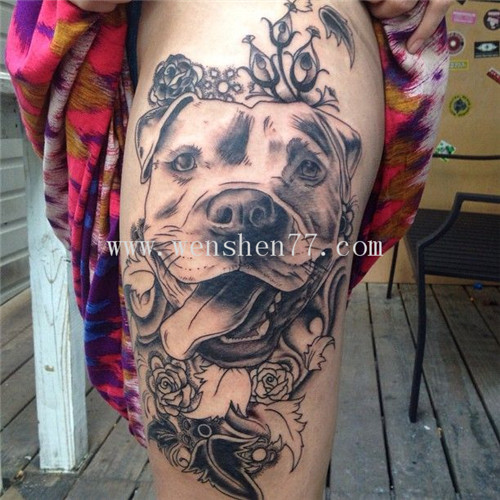 十二生肖纹身-狗纹身-狗纹身图案-狗纹身寓意