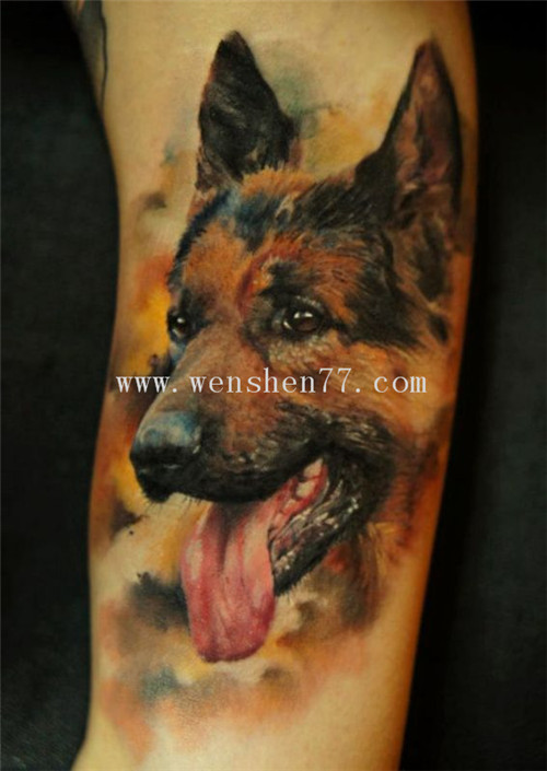 十二生肖纹身-狗纹身-狗纹身图案-狗纹身寓意