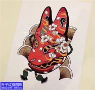 <b>彩色猫妖纹身手稿图案大全</b>
