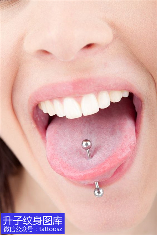 舌钉 穿孔效果图 重庆人体穿孔
