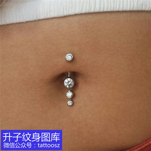 江北纹身店推荐的脐环脐钉穿孔艺术图片