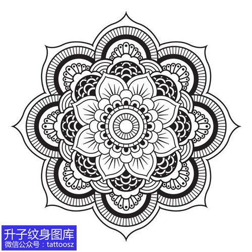 重庆纹身店推荐的梵花纹身手稿图案