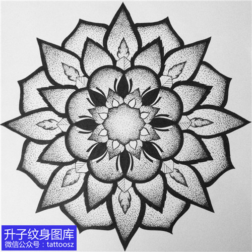 重庆纹身店推荐梵花纹身手稿图案