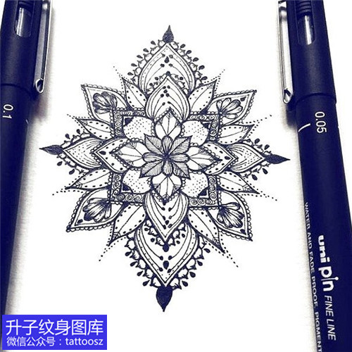 重庆专业纹身店推荐的梵花纹身手稿图片大全