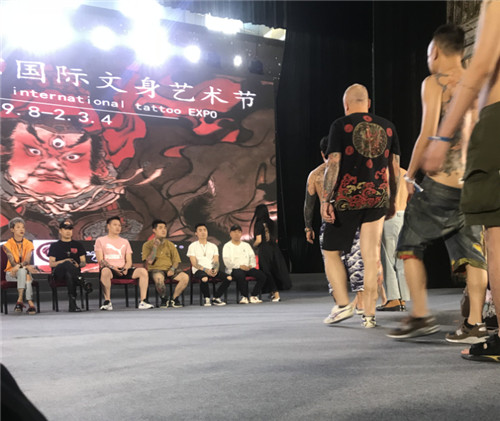 北京第五届国际纹身展会花絮 受邀请方重庆升子刺青