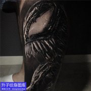 <b>江北纹身店 手臂写实毒液纹身图案</b>